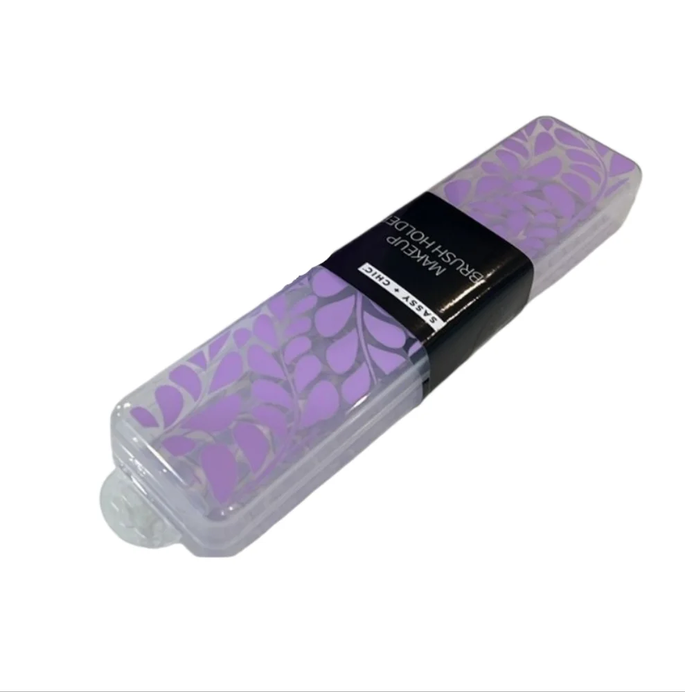 Sassy + Chic Purple Makeup Brush‎ Holder Travel Holder Womens Makeup Accessories